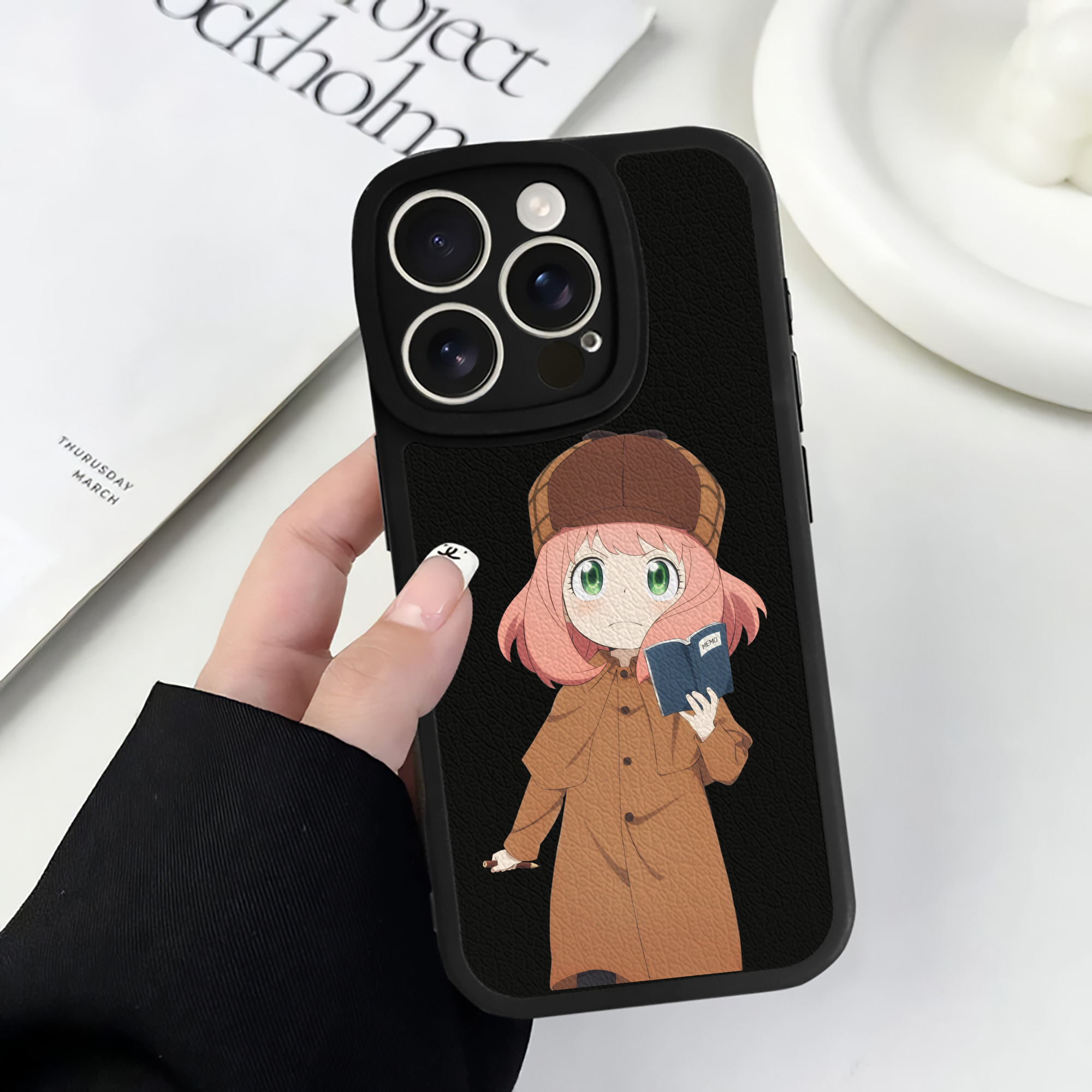 （画像用） SPY×FAMILY间谍家家酒 【iPhone 16シリーズ対応】シリコンスマホケース（レザー調） 材質：シリコン